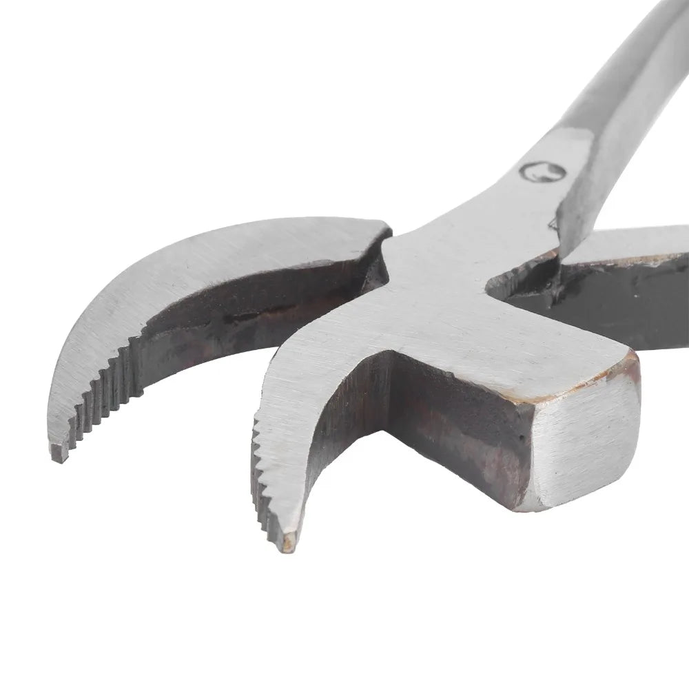 Professional Stainless Steel Leather Craft Tool Pincers Design Silver Cobbler Pliers Metal Hammer Shoemaking Pliers Shoemaking