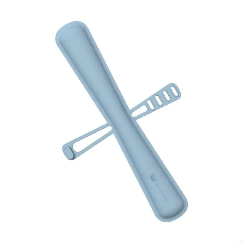 E0BD Reusable Silicone Toothbrush Cover Case For Traveler with Toothpaste Clip