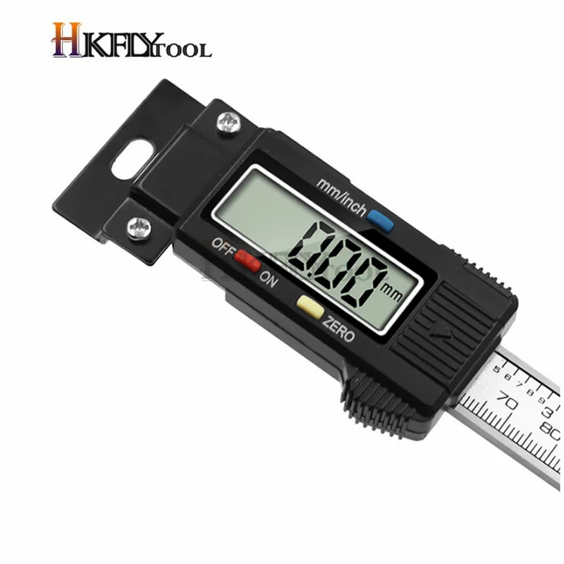 Electronic Digital Caliper Level 0.01 mm 0-150mm LCD Plastic Calipers Vernier Measuring Tools Digital Horizontal Ruler