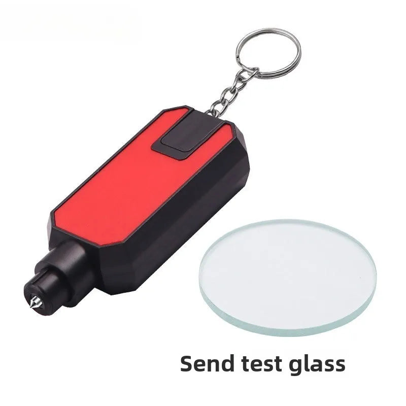 1pc Mini Safety Hammer Keychain Escape Car Life-saving Escape Hammer Window Broken Emergency Glass Breaker