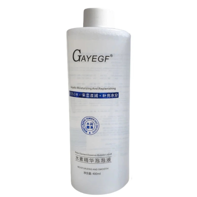 400ml Magic Foam Oxygen Small Bubble Solution SPA Salon Essence Special Serum For Facial Skin Care Deep Cleaning & Moisturizing