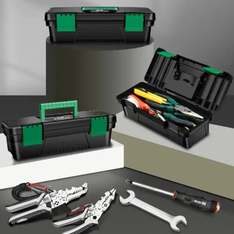 (BF06)10Inch Plastic Tool Box Storage Case For Carpentry Electrical Repairs Tool Handheld Toolbox Storage Box Plastic Toolbox