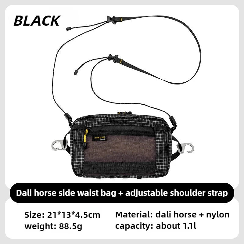 Hikeman Outdoor Sports Waist Bag UHMWPE Fanny Pack for Hiking Camping Cycling Accessories Package Phone Storage Bags Camp Gears