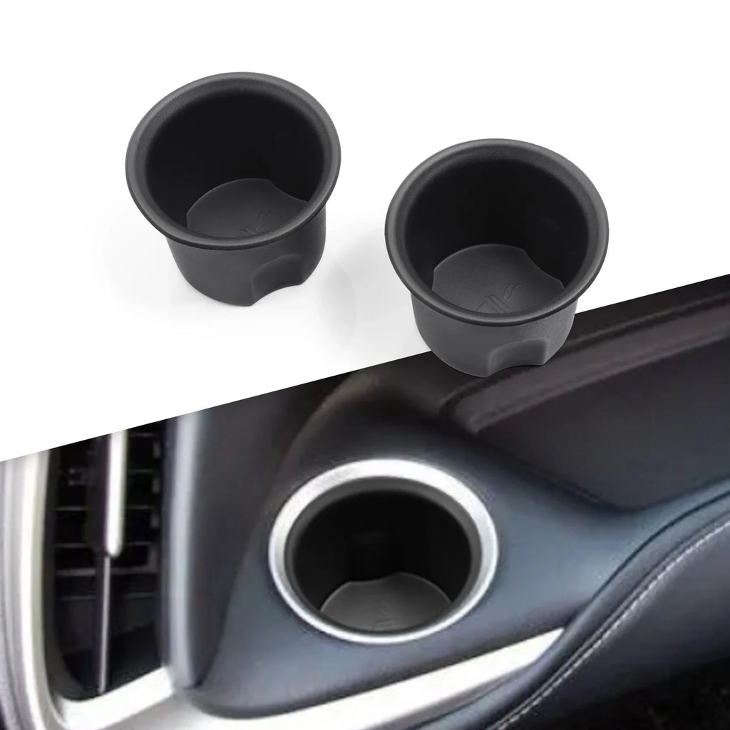 for Toyota Voxy 90 2022-2024 Car Cup Holder TPE Shock-Absorbing Water Cup Storage Tray Dashboard Drinks Holder Accessories 2pcs