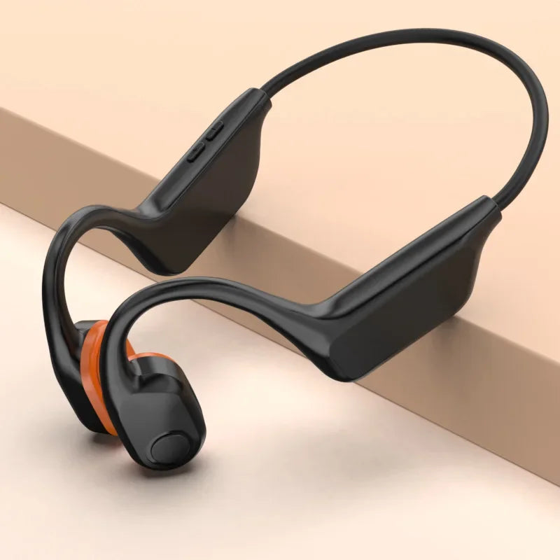Lenovo Open-Ear Bone Conduction Bluetooth Headphones with Extra-Long Battery Life Perfect for Running, Cycling Swimming Sports