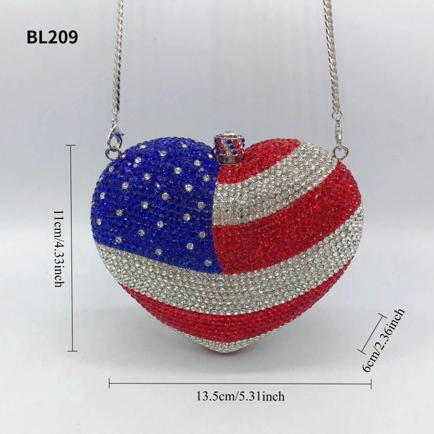 2026 Sparkly Diamond Dinner Bag Hollow Rhinestone Banquet Clutch Bag Women Evening Party Wedding Bridal Purse Rhinestone Handbag