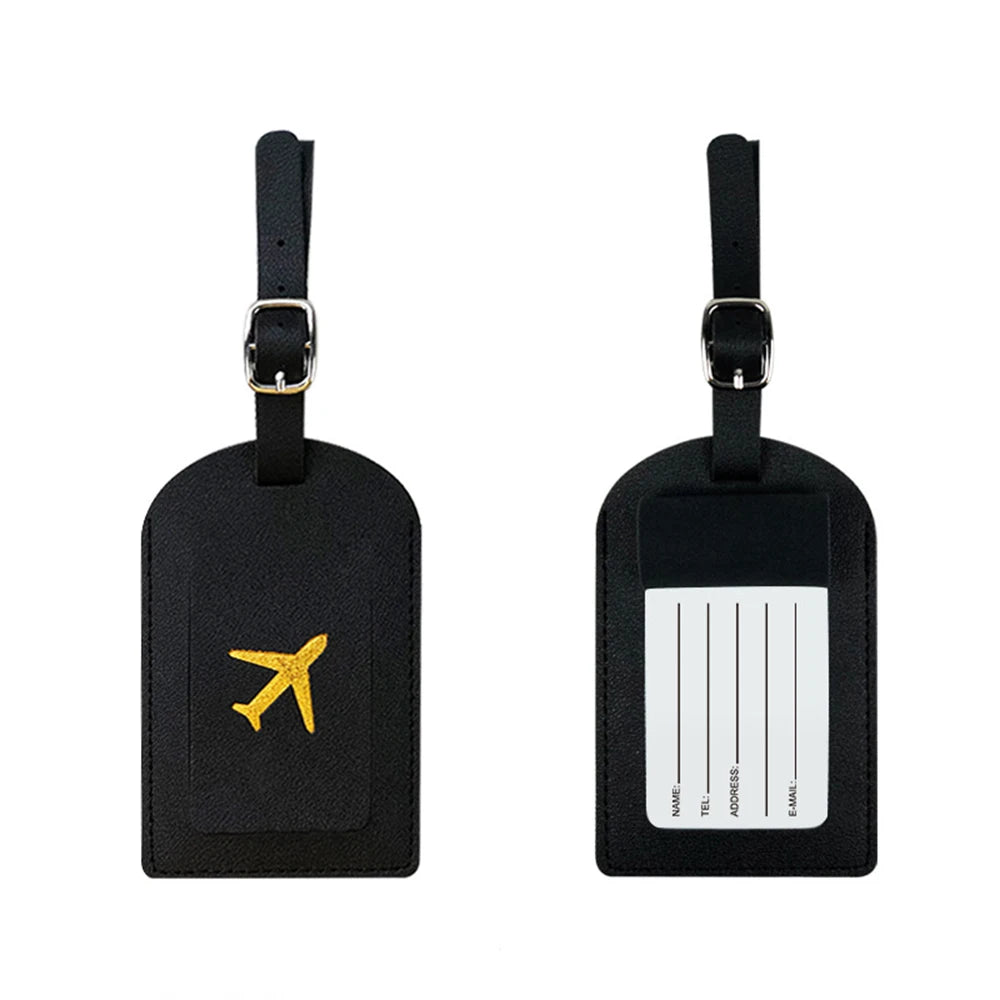 Personalized Name Luggage Tag Custom Letters DIY Gift Airplane ID Address Label Holder Women Men Suitcase Travel Accessories