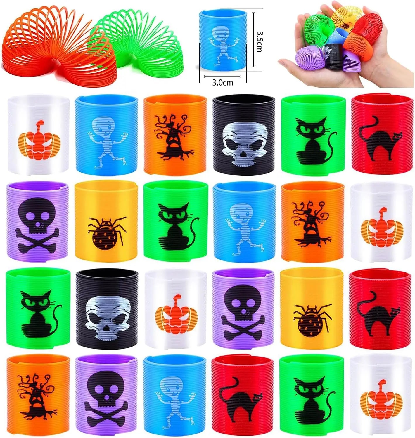 Rainbow Magic Spring Toys Colorful Coil Party Favors Kids Birthday Pinata Fillers Kindergarten Souvenir Gifts Bulk