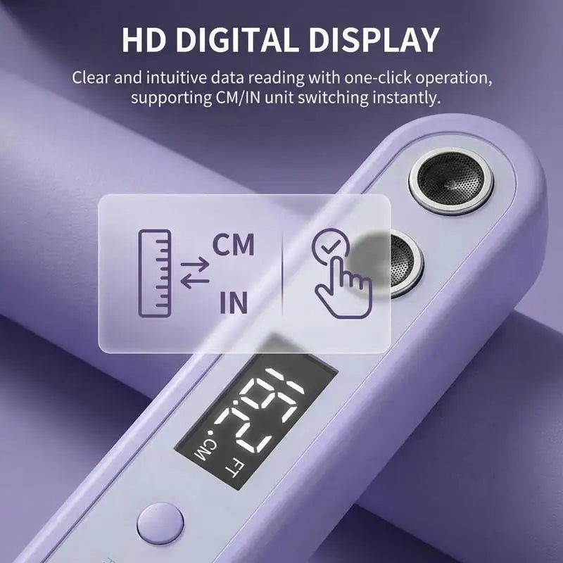 Portable Digital Ultrasonic Height Meter High Precision Electronic Height Measuring Tool For Kids Household Use