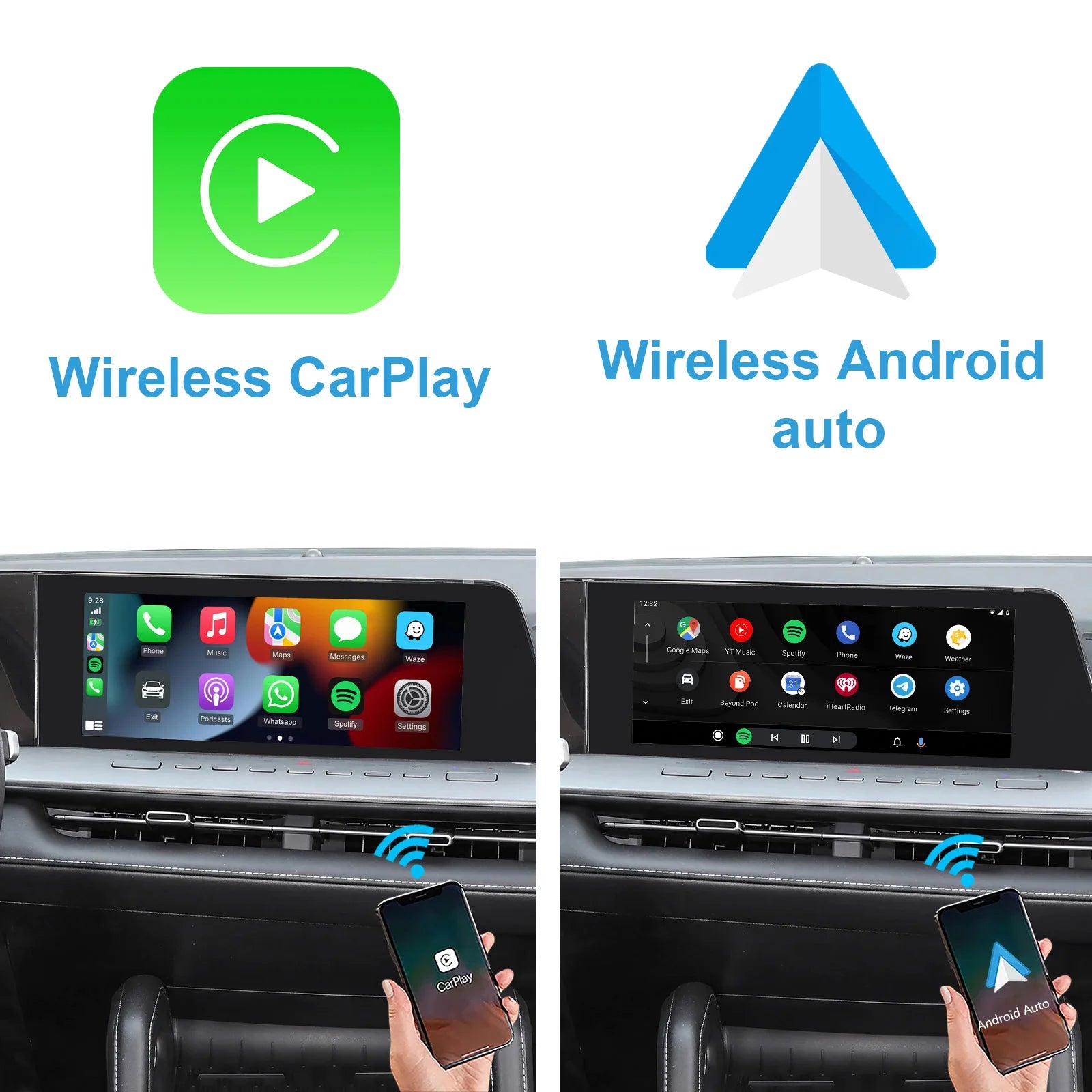 Wireless CarPlay & Android Auto Interface for Changan Hunter 2024-2026 (OEM Features Retained), No Need Programing Code