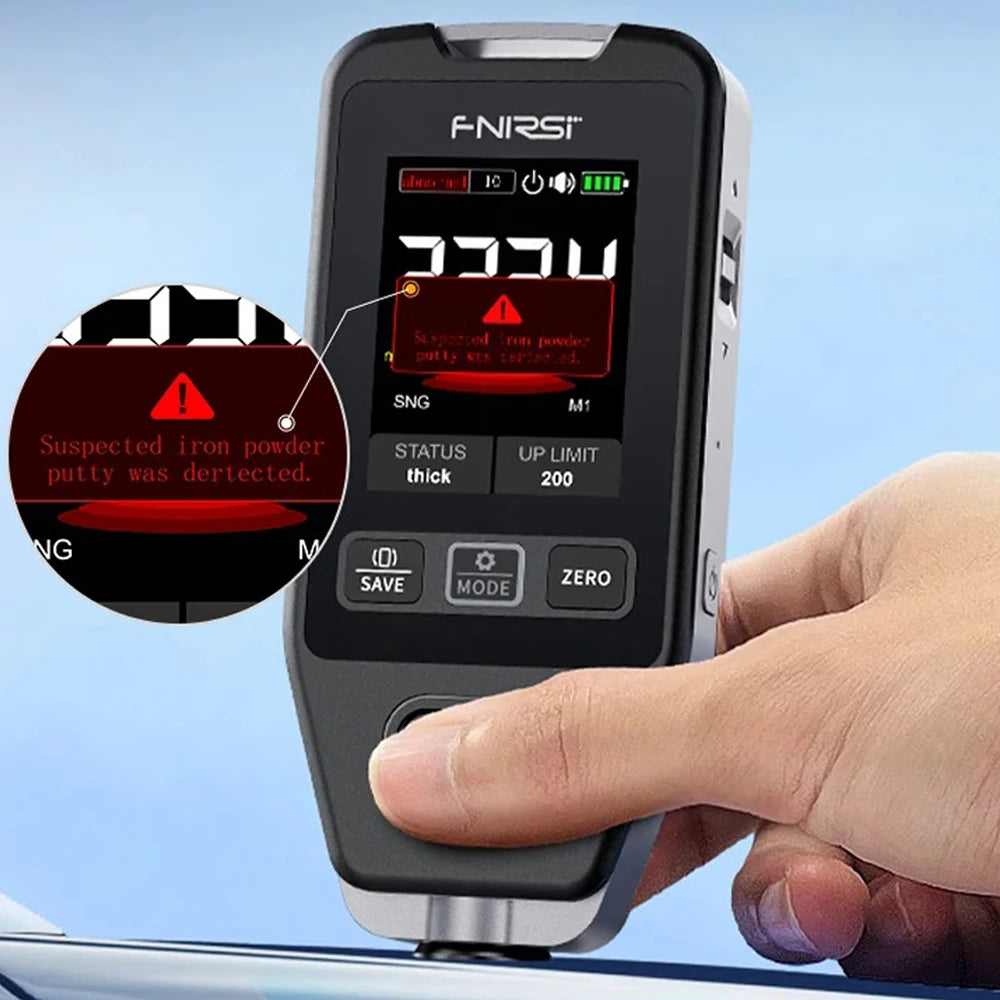 FNIRSI CTG-20 Paint Film Tester, Car Inspection Paint Gauge, Oil Paint Surface Tester, Car Paint Coating Thickness Gauge