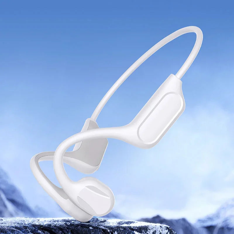 NEW IPX8 Sports Bone Conduction Bluetooth Earphones HiFi Sound Bluetooth 6.0 Wireless Headest with Mic for Swimming Running