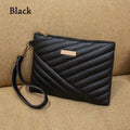 Women Stylish Leather Wristlet Bag Portable Envelope Bag Clutch Wallet Small Purse Traveling Backpack Shopping Bag Accessories