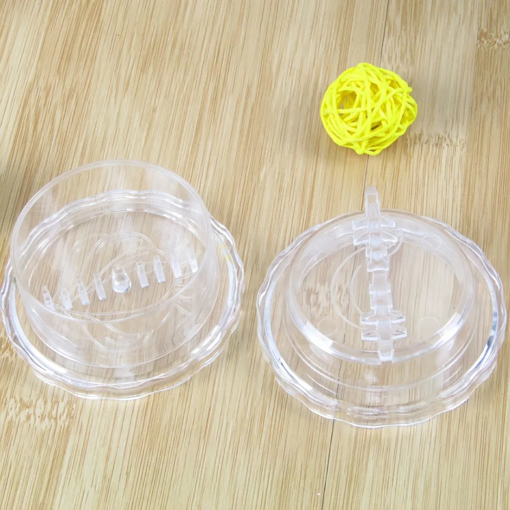 2pc Multi Functional Household Garlic Twisting Box Tool Plastic Manual Garlic Grinder for Ginger Chili Grinding Kitchen Gadgets