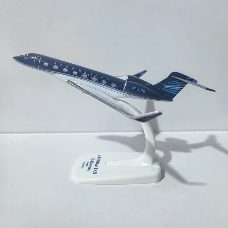 JASON TUTU Azerbaijan Airlines Gulfstream G650 Aircraft Diecast 1/200 Scale Planes Airplane Model Plane Model Gift