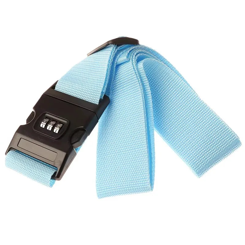Adjustable Luggage Strap 1 Pcs Packing Belt Travel Essential Accessories Suitcase Supplies Fixed Belt cipher lock Suitcase Strap