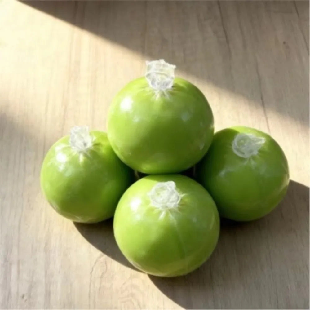 Green Grape Design Wax Cracking Squeeze Toy Crispy Feel Crackable Texture Crispy Stress Balls Soft TPR Handmade Craft