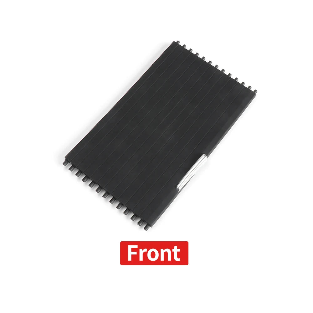 51166954943 Car Central Console Drink Water Cup Holder Rolling Curtain Cover Trim For BMW X5 X6 E70 E71 E72 2007-2014
