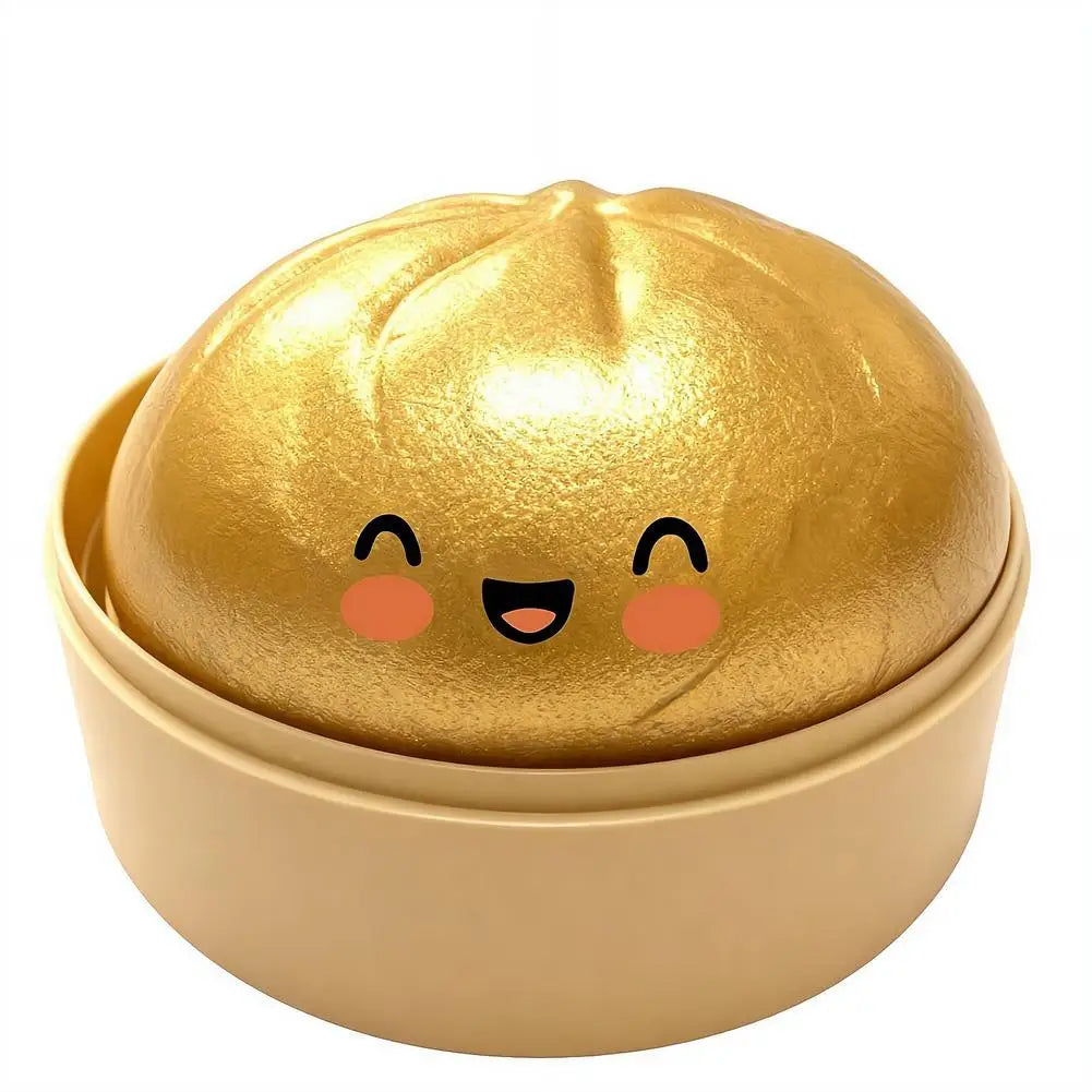 10Cm Simulation Flash Dumpling Pressure Ball Stress Relief Reusable Low Rebound Decompression Toys Children Adults Birthday Gift