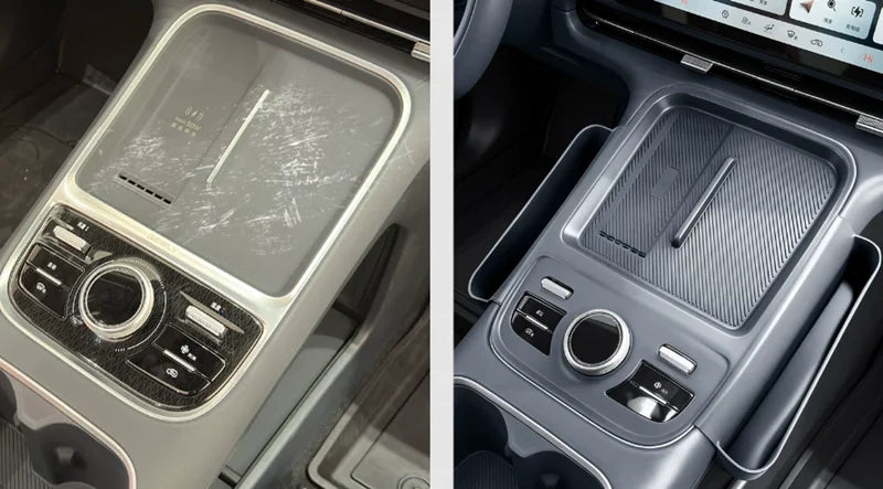 for Geely Starray 7 EM-i 2025 2026 Central Wireless Charging Pad Storage Box Mat Phone Protective Liner Car Interior Accessories