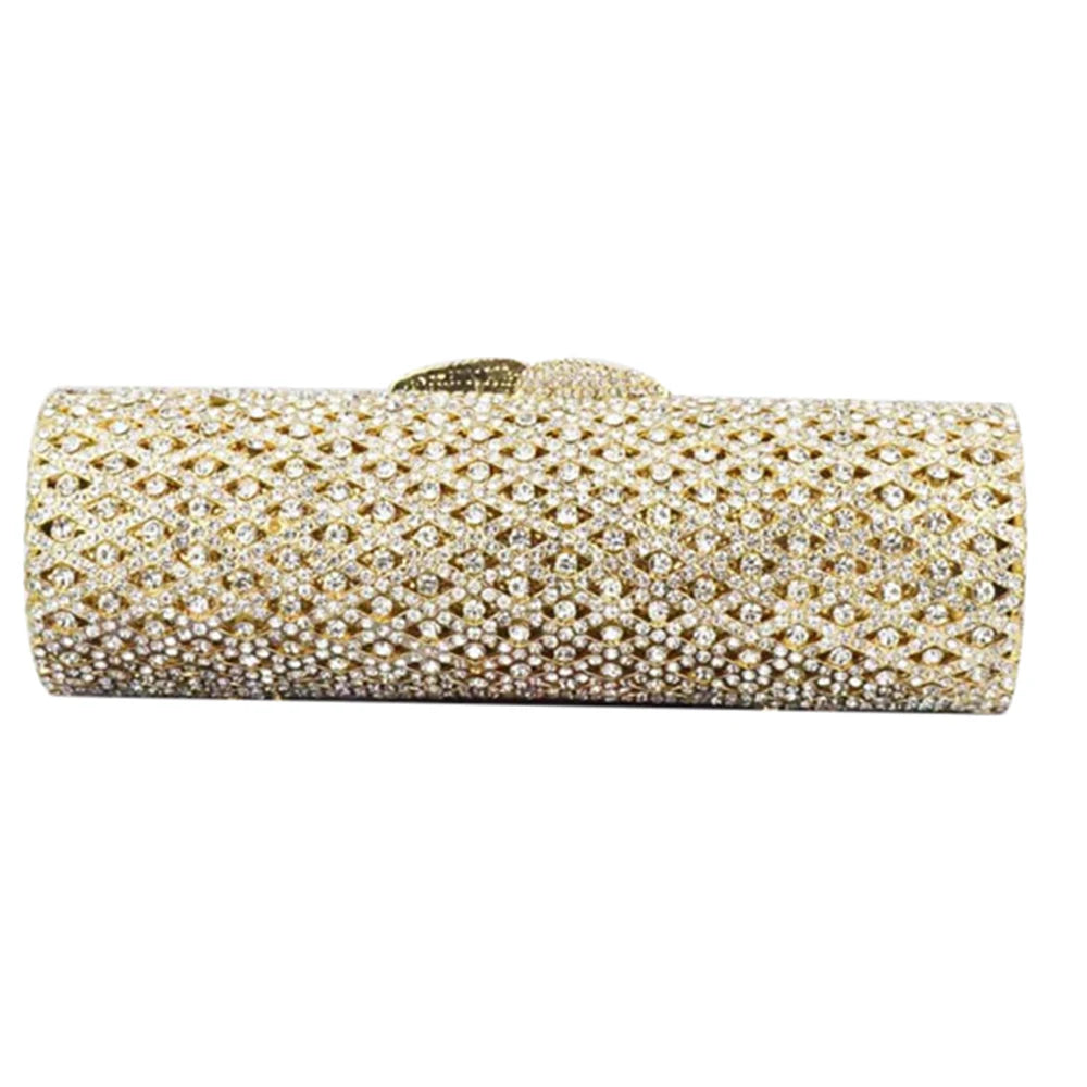 Blue Crystal Long Evening Clutch Luxury WHTUOHENG Diamond Wedding Purses Bridal Handbags Rhinestone Party Prom Clutches Bags