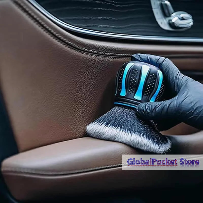 1pcs Small Multi-Purpose Detailing Brush Soft Bristles For Dusting Or Scrubbing Interior & Delicate Surfaces Car Cleaning Tools