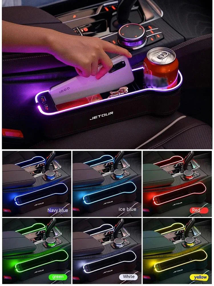 For Chery Jetour X70 X70SM X90 X95 DASHING i-DM T2 T3 Car 7 Colors Seat Gap Crevice Slot Storage Box Auto Interior Accessories