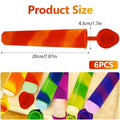 6Pcs Popsicles Molds DIY Popsicle Maker Summer Ice Cream Yogurt Jelly Ice Mold Freeze Cream Maker Kitchen Tool Accessory