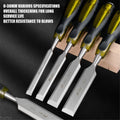 Multi-Tool Transparent Two-color Handle Carpentry Chisel High Hardness Wear Resistance Sharp Blade Chisel Carving Knife
