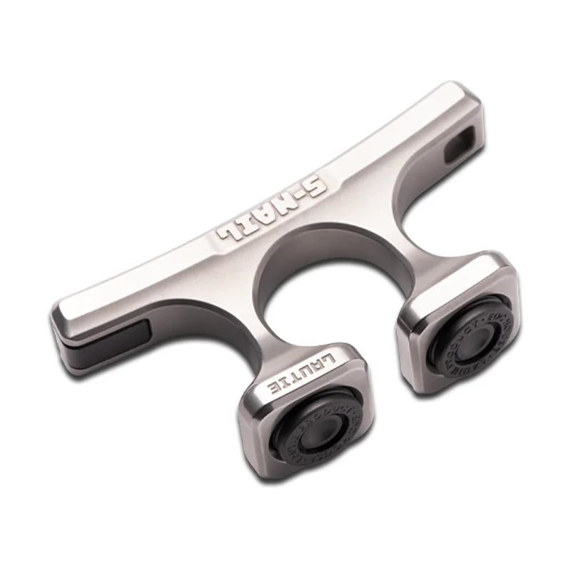 1pc EDC Portable Stress-Relief Toy: The Stubborn Blacksmith LAUTIE Snail Finger Knuckle Outdoor Self-Defense Tool