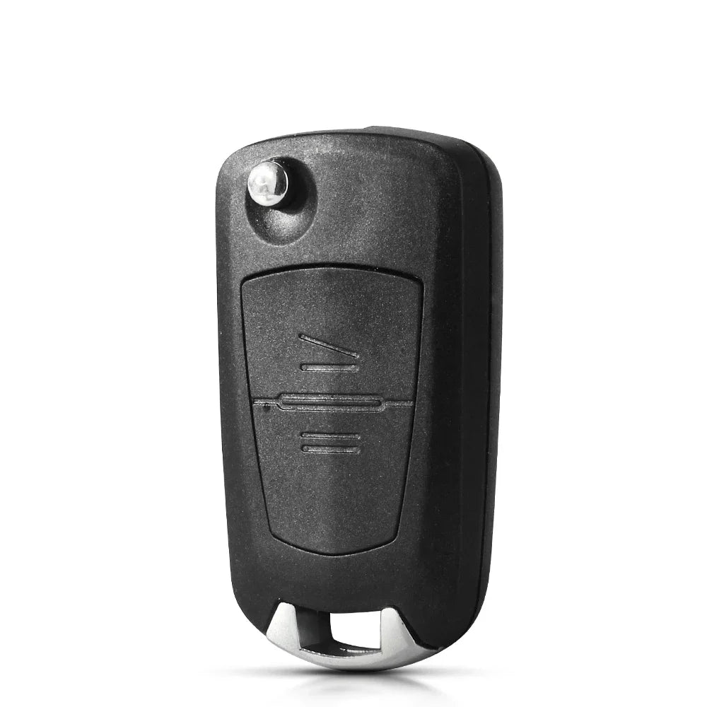 KEYYOU For Vauxhall Opel Astra Vectra Zafira Fob Car Key Shell 2 Button Folding Flip Remote Key Case HU46 Blade