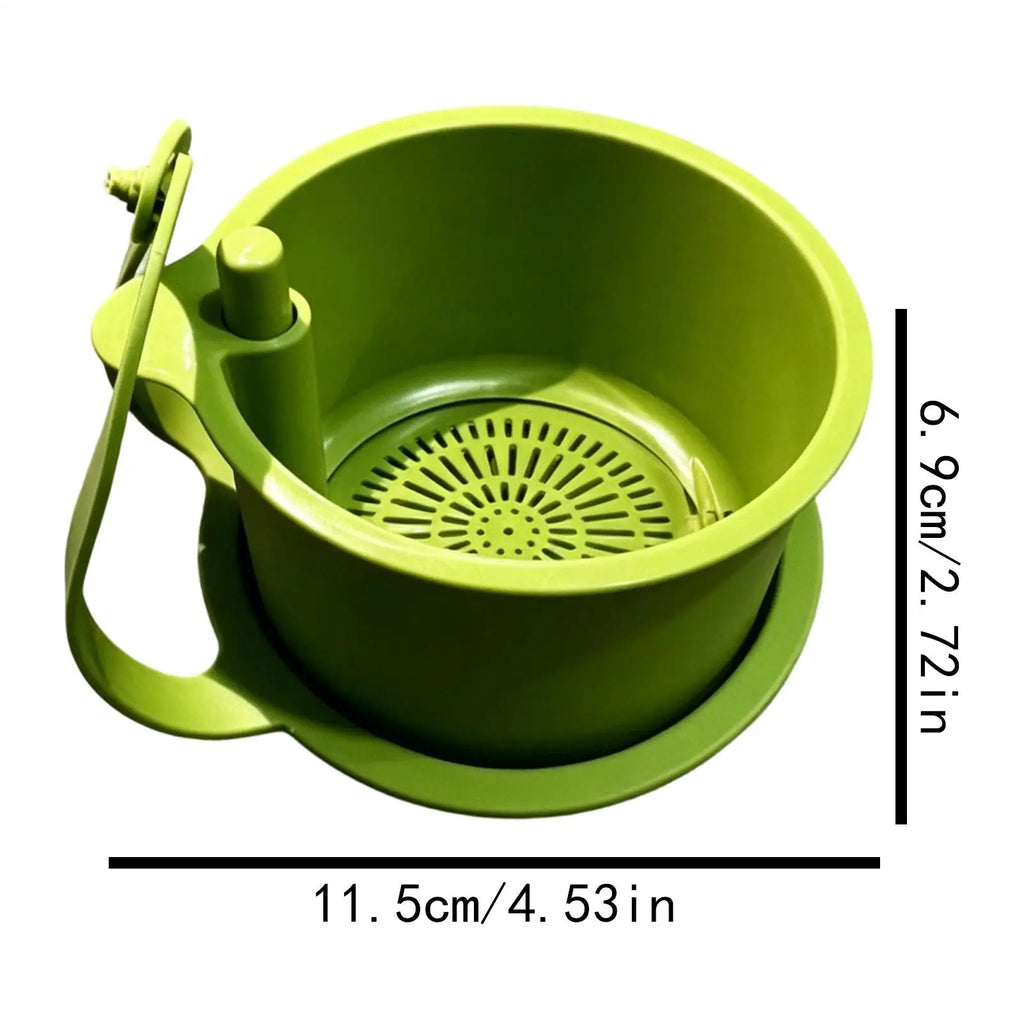 Food Strainer for Sink Adjustable Garbage Colander with Push-to-pour Design Kitchen Food Waste Catcher for Pasta Soup Stain Hair