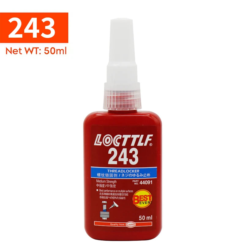 243 Screw 10ML Thread Locking Adhesive  Anaerobic Adhesive High Strength Anti-Loosening  Removable  Mechanical Screw Adhesive