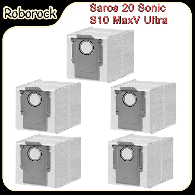 For Roborock Saros 20 Sonic/S10 MaxV Ultra Robot Vacuum Accessories Dust Bags Replacement Parts