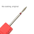 HYTOOS 10mm Tornado Flame Diamond Nail Drill Bits Spiral Titanium Russian Cuticle Clean Nail Bit Callus Dead Skin Removal Tool