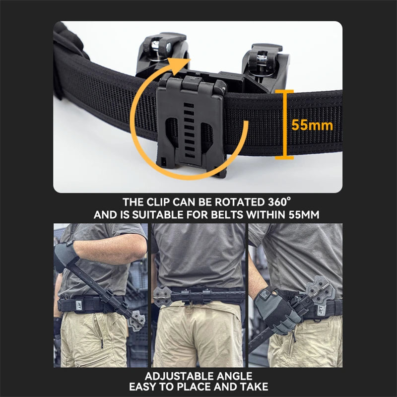 Self-defense Mace Bludgeon Tactical Hammer Multi-function Tools Portable Outdoor Survival Gear For Belt