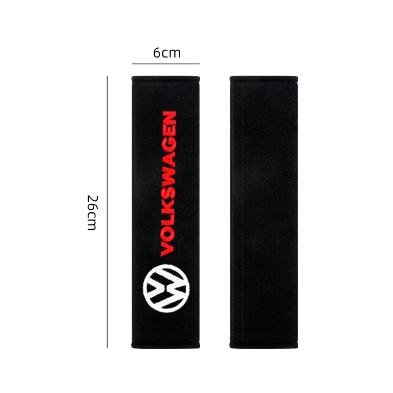 Car Seat Belt Cotton Safety Belt Shoulder Cover Breathable Protection for VW Volkswagen Golf Polo Passat Tiguan Touran Jetta GTI
