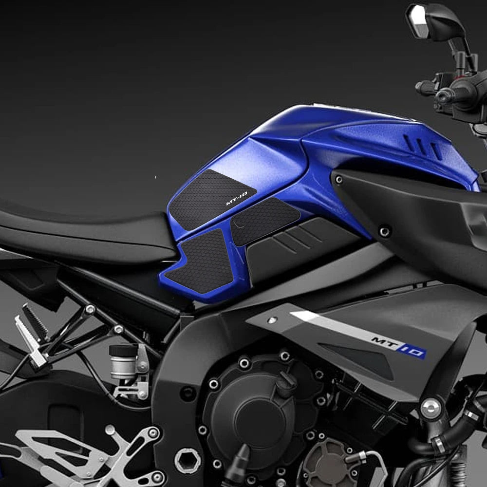 For MT-10 MT10 MT 10 FZ10 FZ-10 FZ 10 Side Fuel Tank pad Tank Pads Protector Stickers Decal Gas Knee Grip Traction Pad Tankpad