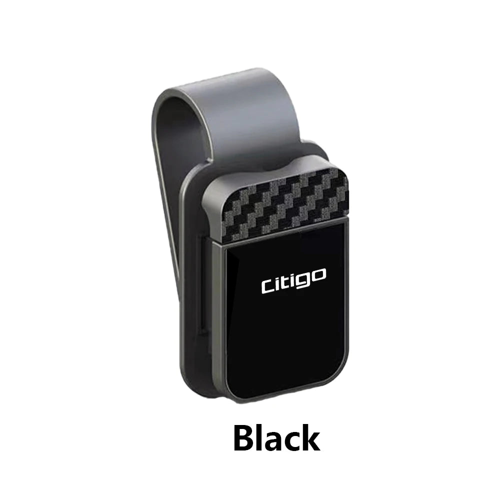 Car Sunglasses Clip Sun Visor Glasses Storage Clips For Skoda Citigo Fabia Kamiq Karoq Kodiaq Octavia Rapid Scala Superb Yeti