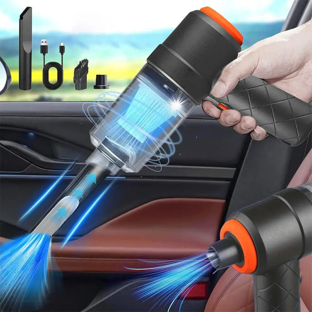 Wireless Car Vacuum Cleaner USB Charging 2000 mAh Portable Cleaning Appliance Mini Wet and Dry Vacuum Cleaner Household