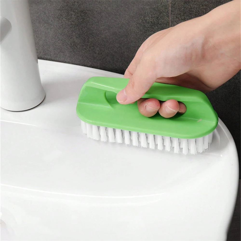 1PC Shoe Washing Laundry Brush with Handle Housework Handheld Cleaner