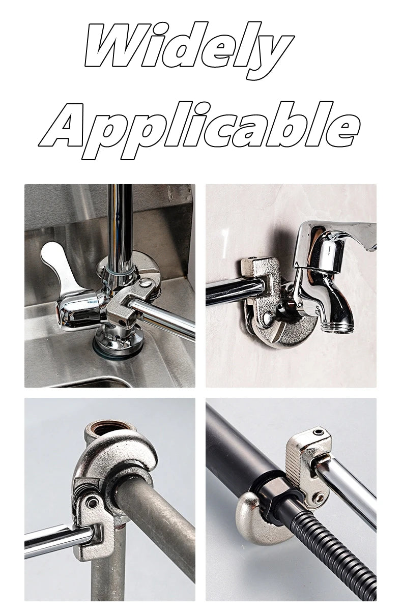 Multi-Functional Basin Sink Wrench for Fixing Back and Union Nuts Plumbing Applications Under Sink Installation Bath Drains