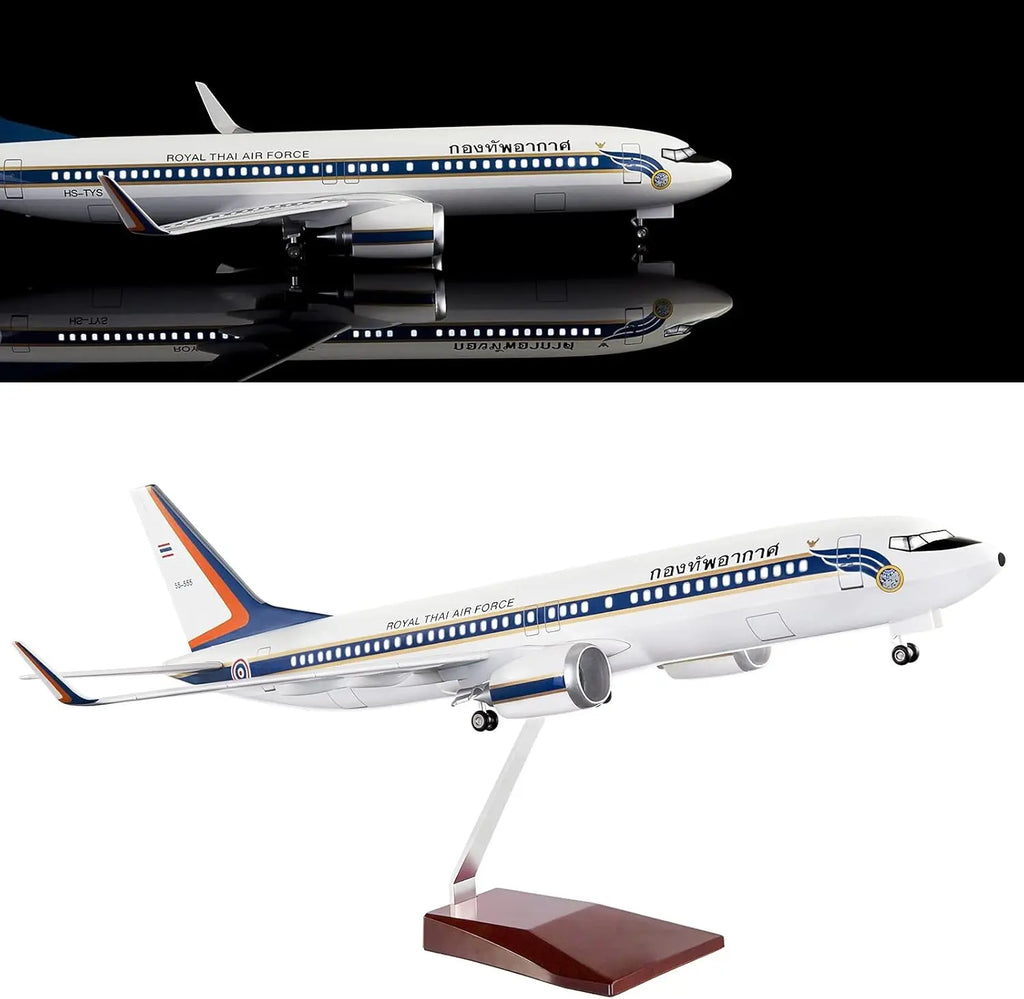 Airplane toy Thailand Air Force B737 Plane Model 47cm Scale Model Metal Model Planes Kits Display Toy planes for boys Gift By