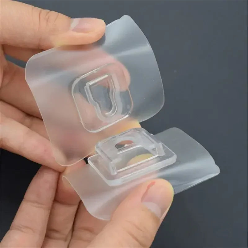 Double Sided Adhesive Hooks Wall Hooks for Hanging,Self Adhesive Hooks for Bathroom Kitchen Office Hanging