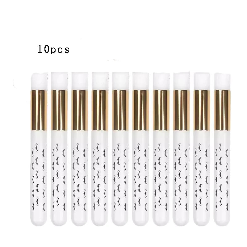 50/20/10pcs Eyelash Cleaning Brush Lash Shampoo Brush for Eyelash Extensions Peel Off Nose Pore Blackhead Remover Makeup Tool