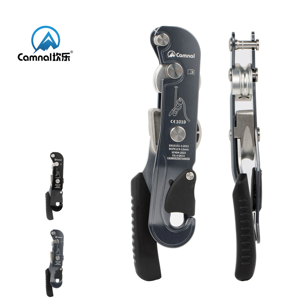 1pcs Camnal Portable Aluminum Climbing Slow Stop 9-13mm Descender Rappelling Rock Climbing Fall Arrester Equipment