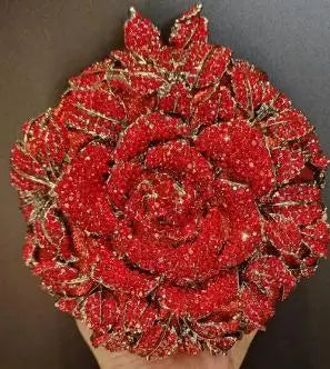 3D Camellia Shaped Clutch Bag, Handcrafted Petal Detail Evening Purse for Gala & Wedding, 2025 Collection