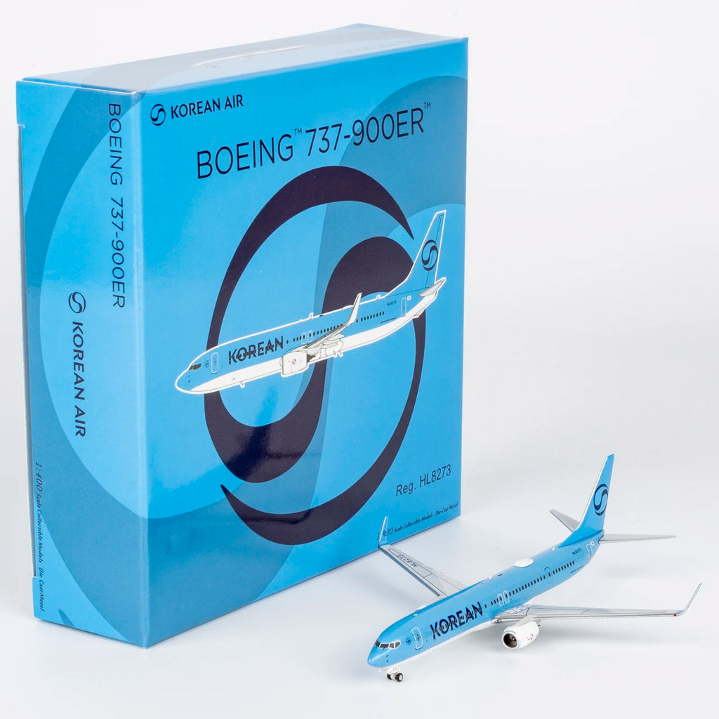 79027 Alloy Collectible Plane Gift NG Models 1:400 Korean Air "SkyTeam" Boeing B737-900ER Diecast Aircraft Jet Model HL8273