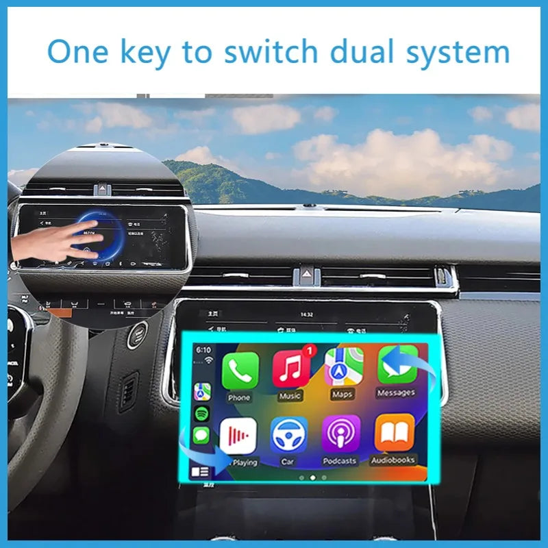 For Range Rover Velar 2017-2023 Wireless CarPlay Android Auto with Mirror Link AirPlay Car Play Functions