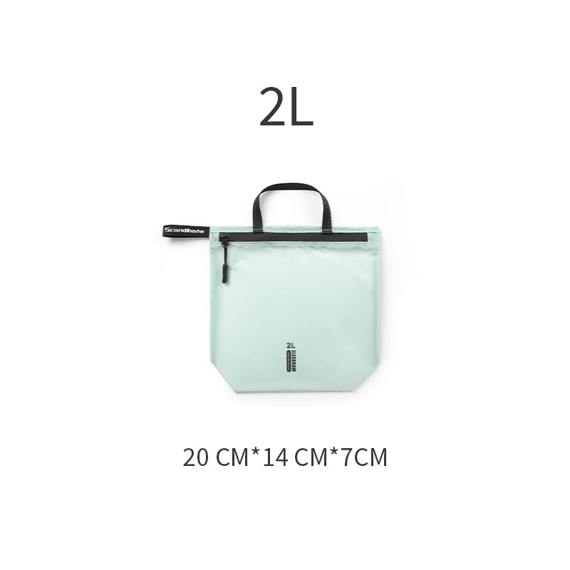 Waterproof Storage Pouch with Zipper Handle for Clothes Shoes Accessories Portable Organizer for Travel Sports Hiking